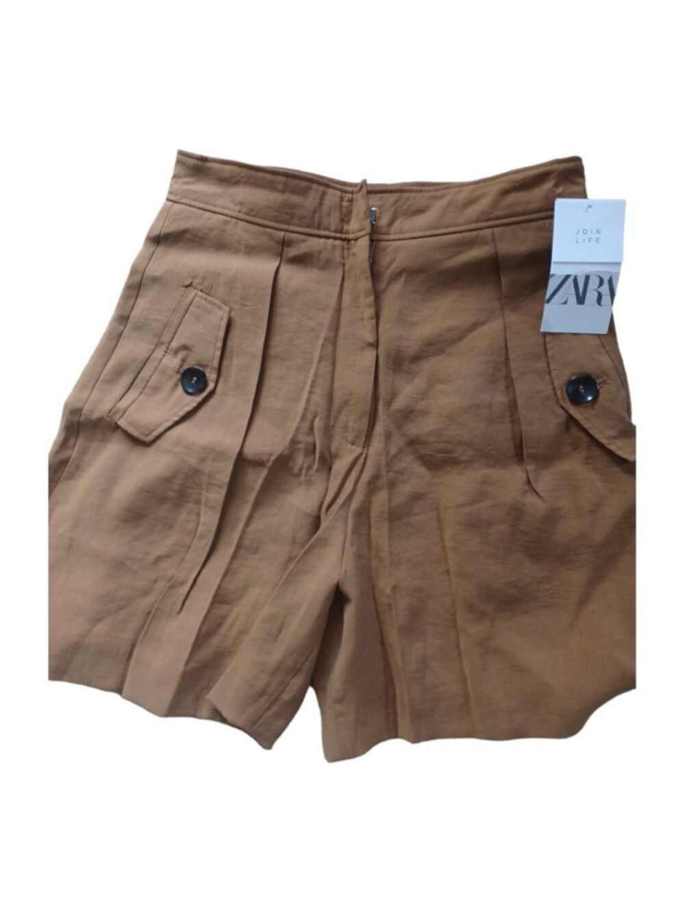 Zara shorts new with tags pleated M